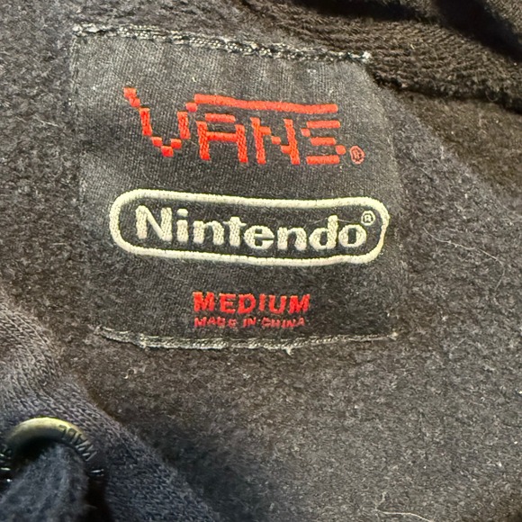 🕹️ Vans x Nintendo Donkey Kong 8-Bit Retro Gamer Collab 2016 Hoodie Men M - Picture 9 of 13